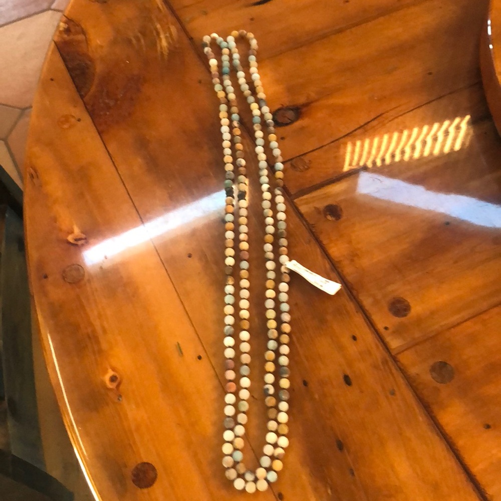 NWT Amazonite 42” necklace